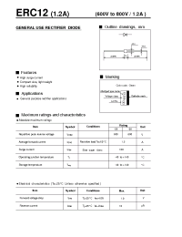 Datasheet ERC12 manufacturer Fuji