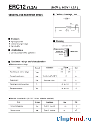 Datasheet ERC12-06 производства Fuji