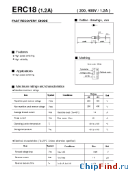 Datasheet ERC18-02 manufacturer Fuji