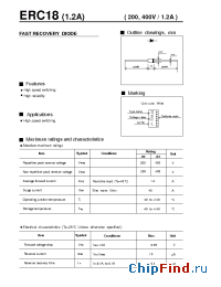 Datasheet ERC18-02 производства Fuji