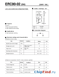 Datasheet ERC90-02 manufacturer Fuji