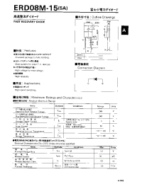 Datasheet ERD08M-15 manufacturer Fuji