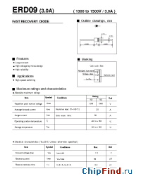 Datasheet ERD09-13 manufacturer Fuji