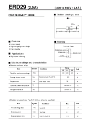 Datasheet ERD29 manufacturer Fuji