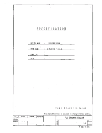 Datasheet ERW06-060 производства Fuji