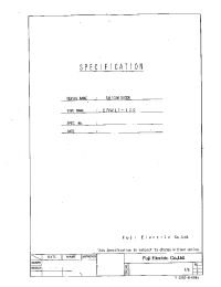 Datasheet ERW11-120 manufacturer Fuji