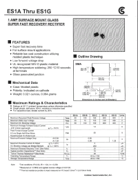 Datasheet ES1B manufacturer Fuji