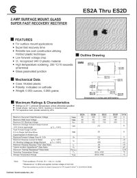 Datasheet ES2C manufacturer Fuji