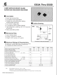 Datasheet ES3A manufacturer Fuji