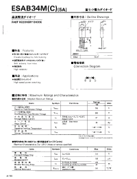 Datasheet ESAB34M manufacturer Fuji