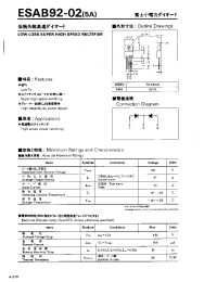 Datasheet ESAB92-02 manufacturer Fuji