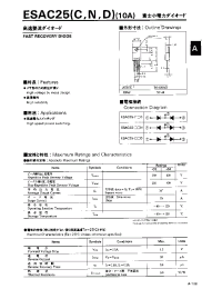 Datasheet ESAC25C производства Fuji