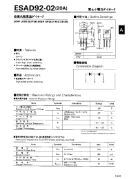 Datasheet ESAD92-02 manufacturer Fuji