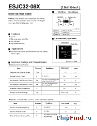 Datasheet ESJC32-08X manufacturer Fuji