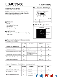 Datasheet ESJC33-06 производства Fuji
