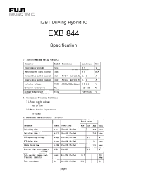 Datasheet EXB844 manufacturer Fuji