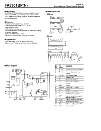 Datasheet FA5301BPN manufacturer Fuji