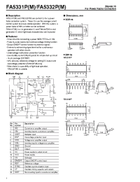 Datasheet FA5331M manufacturer Fuji