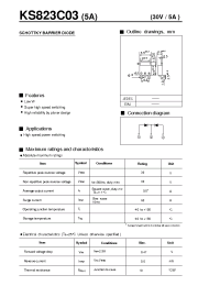 Datasheet KS823C03 manufacturer Fuji