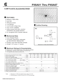 Datasheet PX6A05 производства Fuji