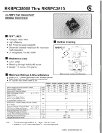 Datasheet RKBPC3510 manufacturer Fuji