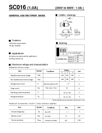 Datasheet SC016 manufacturer Fuji