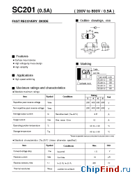 Datasheet SC201-4 manufacturer Fuji