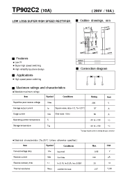 Datasheet TP902C2 manufacturer Fuji