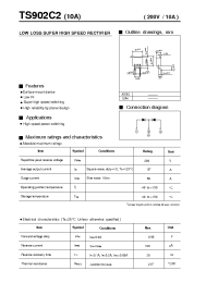 Datasheet TS902C2 manufacturer Fuji