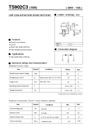 Datasheet TS902C3 manufacturer Fuji