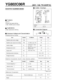 Datasheet YG802C06R manufacturer Fuji