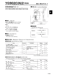 Datasheet YG902C2 manufacturer Fuji