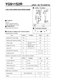 Datasheet YG911S2R manufacturer Fuji