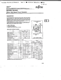 Datasheet 2SC2526 manufacturer Fujitsu