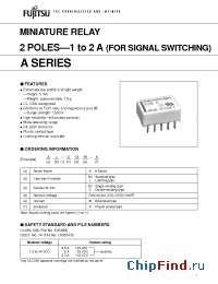 Datasheet A-12W-K manufacturer Fujitsu