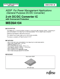 Datasheet CDRH104R-150 производства Fujitsu