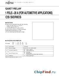 Datasheet CS-6-K manufacturer Fujitsu