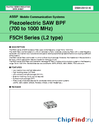 Datasheet F5CH-942M50-L2 manufacturer Fujitsu