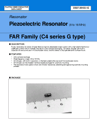 Datasheet FAR-C4CG-12000-M02 manufacturer Fujitsu