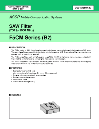 Datasheet FAR-F5CM-902M50-B263-U manufacturer Fujitsu