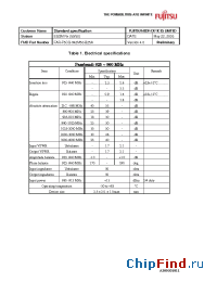 Datasheet FAR-F5CQ-942M50-B25A manufacturer Fujitsu