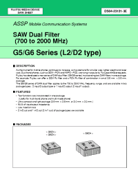 Datasheet FAR-G5CN manufacturer Fujitsu