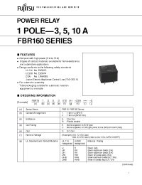 Datasheet FBR161NCD012RK-CSA manufacturer Fujitsu