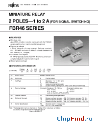 Datasheet FBR46NL106-P manufacturer Fujitsu