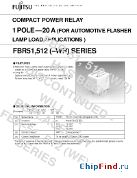 Datasheet FBR51ND10-WR manufacturer Fujitsu