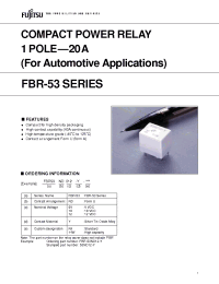 Datasheet FBR53ND09-Y-HW manufacturer Fujitsu