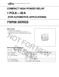 Datasheet FBR56ND06W1 manufacturer Fujitsu