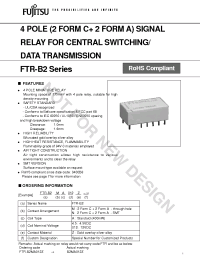 Datasheet FTR-B2MA012Z manufacturer Fujitsu