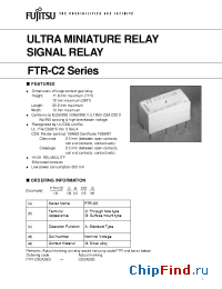 Datasheet FTR-C2CA03G manufacturer Fujitsu