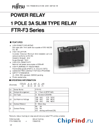 Datasheet FTR-F3A012E manufacturer Fujitsu